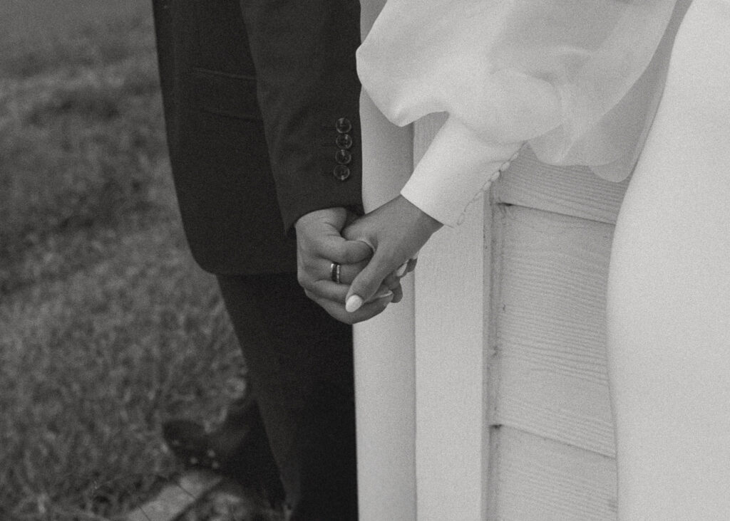 Wedding Day, First Touch, Bride, Groom, Texas