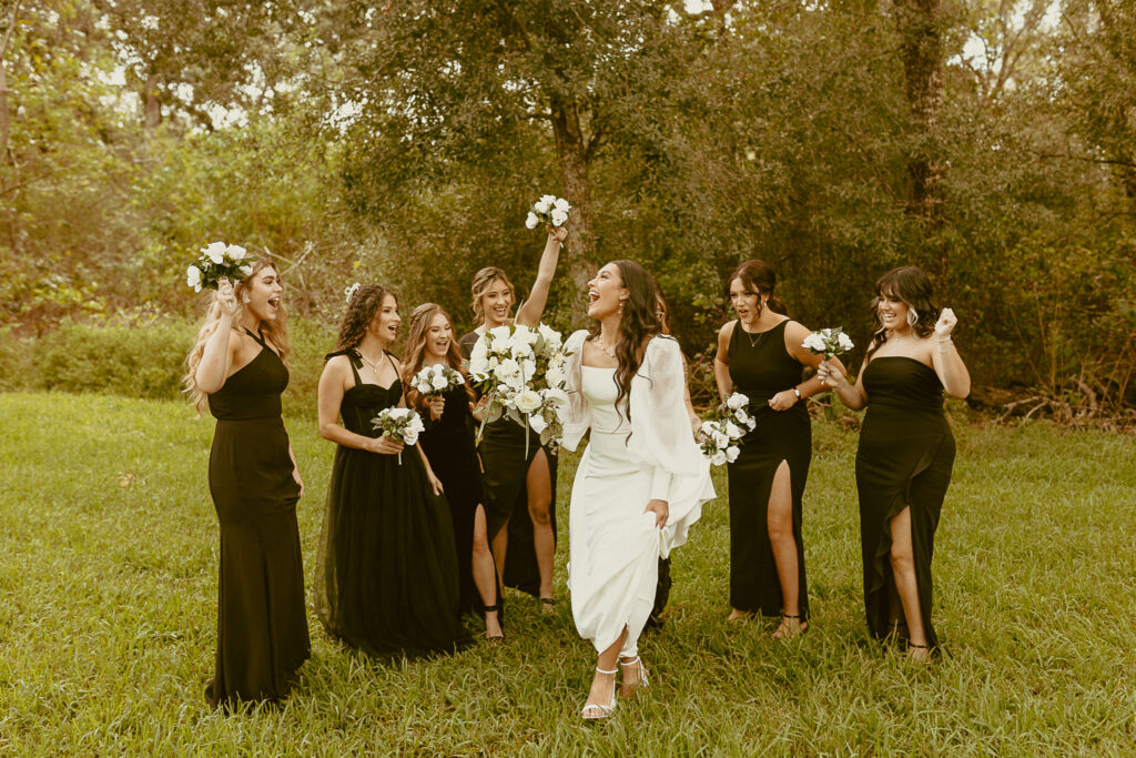 Wedding Party, Bridesmaids, Bride and Bridesmaids, Wedding Day, Houston, Texas